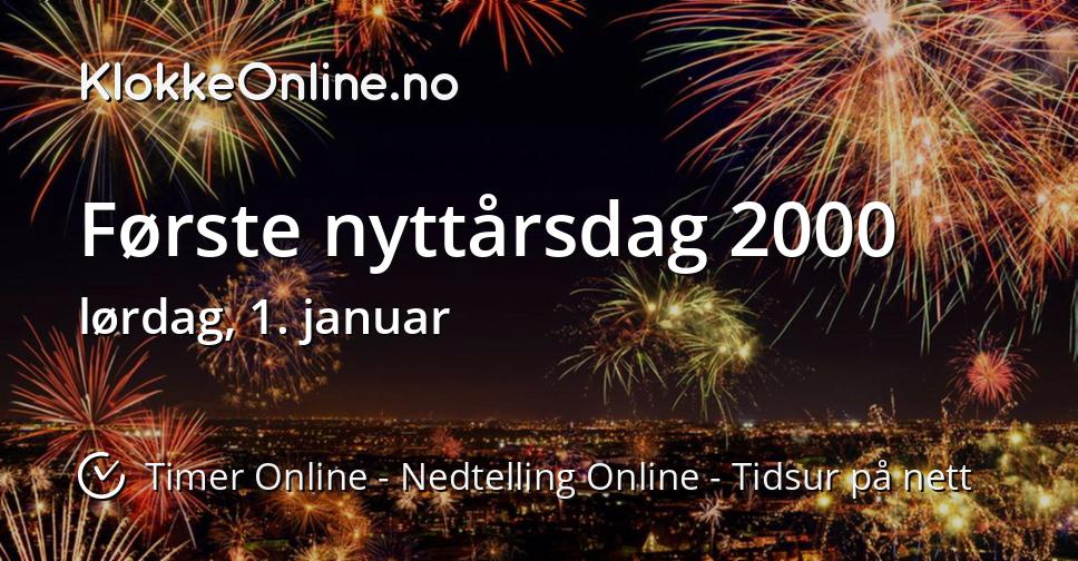 Første nyttårsdag 2000