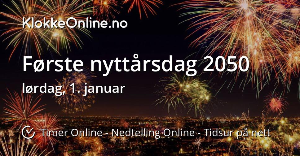 Første nyttårsdag 2050